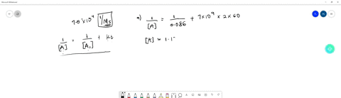 iodine-atoms-combine-to-form-molecular-iodine-in-the-gas-phase-the-rate-constant-for-this-reaction-is-70-x-109-1ms-at-23c-a-if-the-initial-concentration-of-i-is-0086-m-calculate-the-concentr-30786