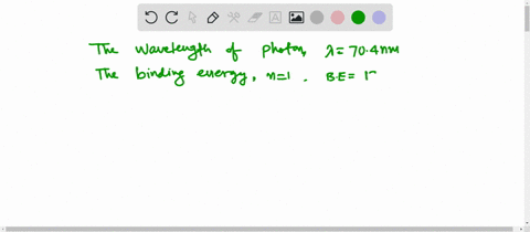 light-of-wavelength-704-nm-is-absorbed-by-a-hydrogen-atom-that-is-initially-in-its-ground-state-and-the-electron-is-ejected-from-the-atom-what-is-the-kinetic-energy-in-ev-of-the-ejected-elec-67575
