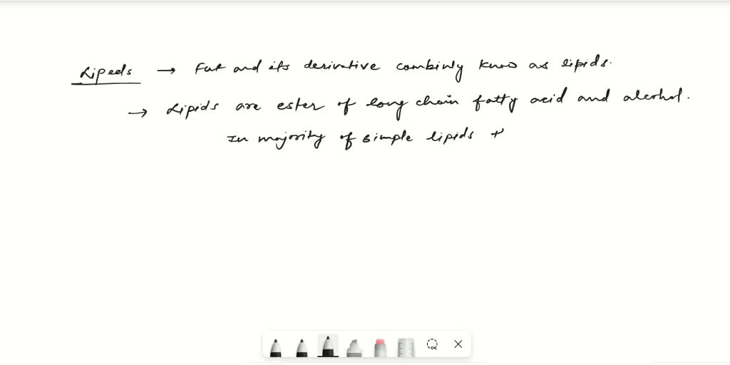 SOLVED Fats, waxes, and steroids are all classified as lipids, but how