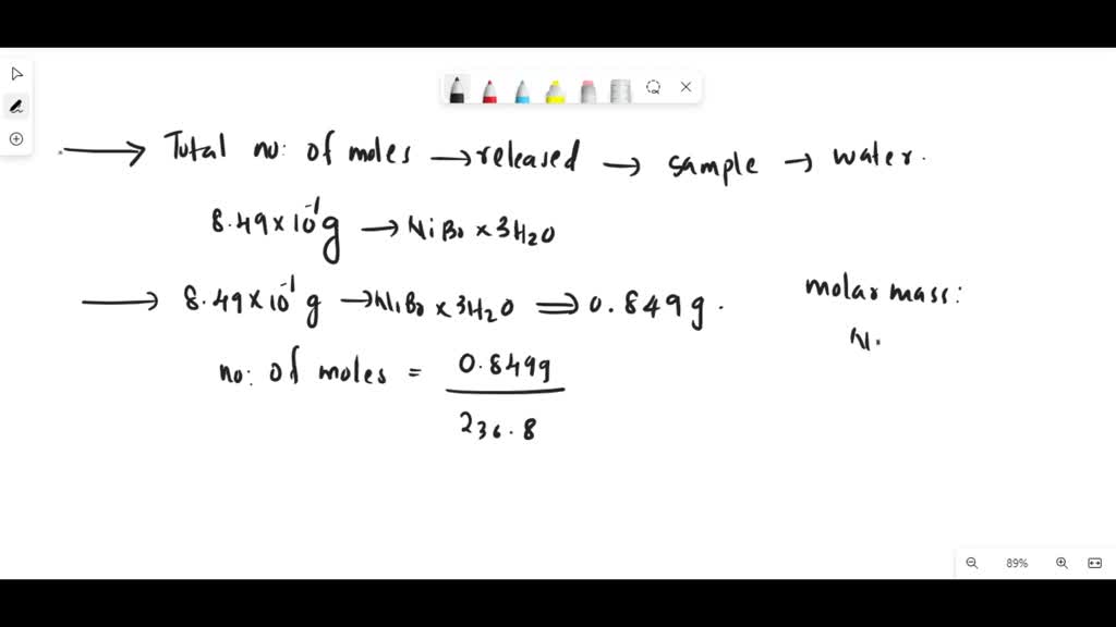 SOLVED: How many total moles of ions are released when each of ...