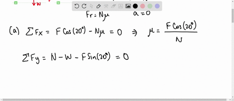 a-1040-n-crate-is-being-pushed-across-a-level-floor-at-a-constant-speed-by-a-force-f-of-270-n-at-an-angle-of-200-below-the-horizontal-as-shown-in-the-figure-a-below-two-figures-show-a-side-v-72524