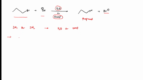 for-the-following-reaction-use-the-identity-of-the-determine-which-substitution-mecharism-alkyl-halide-and-nucleophile-to-the-faster-reaction-occurs-then-determine-which-solvent-affords-hoo-46333