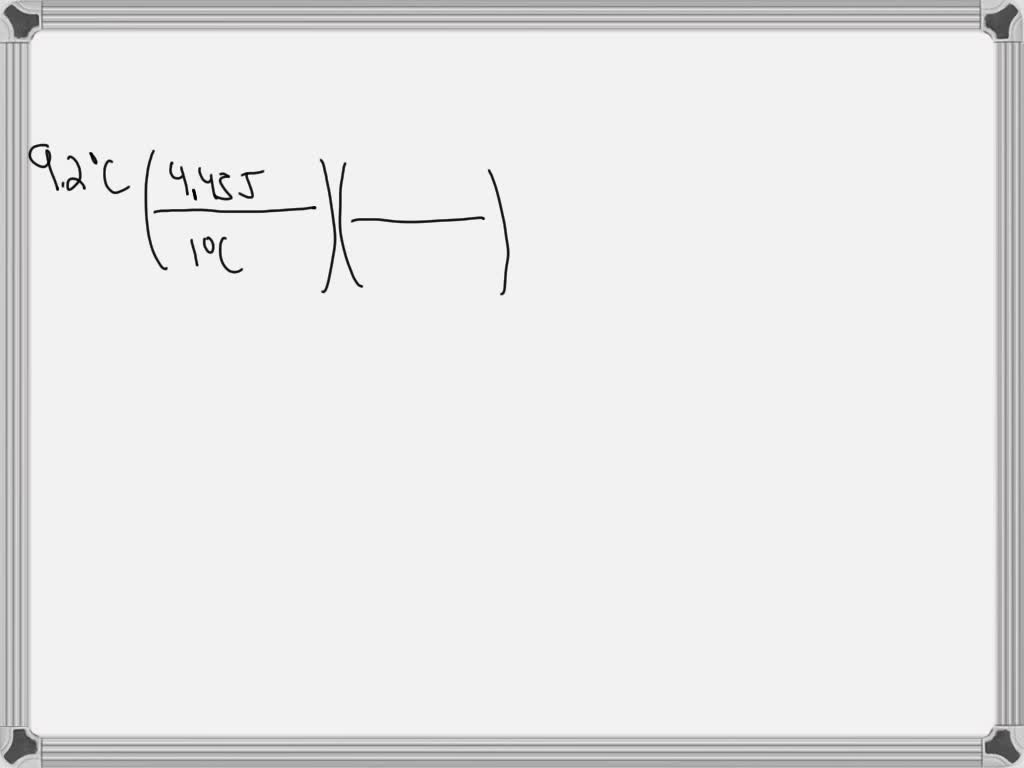 SOLVED A certain chemical reaction releases 111 kJ of heat energy per