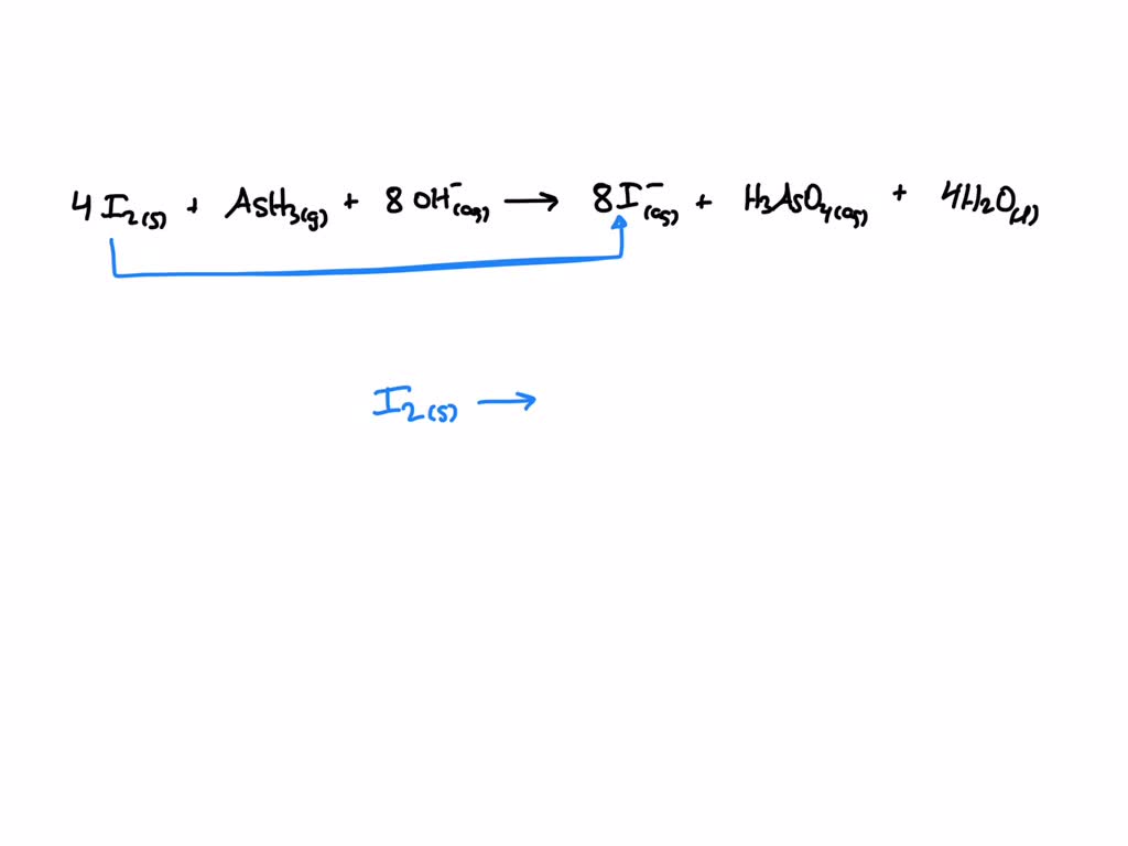 SOLVED Write balanced halfreactions for the following redox reaction
