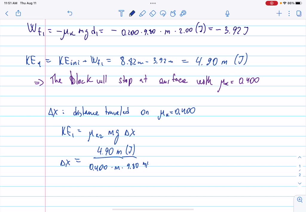 SOLVED A box is sliding with a constant speed of 4.20 m/s in the +x