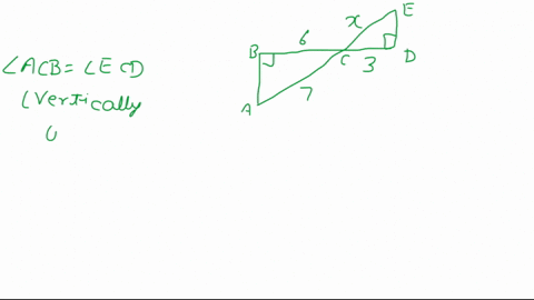 geometry-similar-right-triangles-find-the-length-x-23662