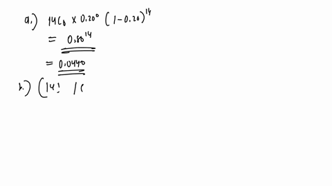 consider-a-binomial-experiment-with-n14-with-and-p-02-a-compute-f0-to-4-decimals-b-compute-f12-to-4-decimals-c-compute-px-or-equal-to-1-to-4-decimals-d-compute-px-or-equal-to-4-to-4-decimals-45761