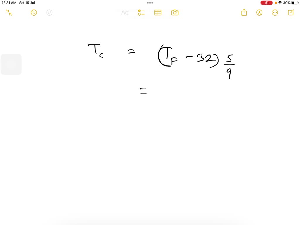 SOLVED: Normal room temperature is about 688F. What is the equivalent