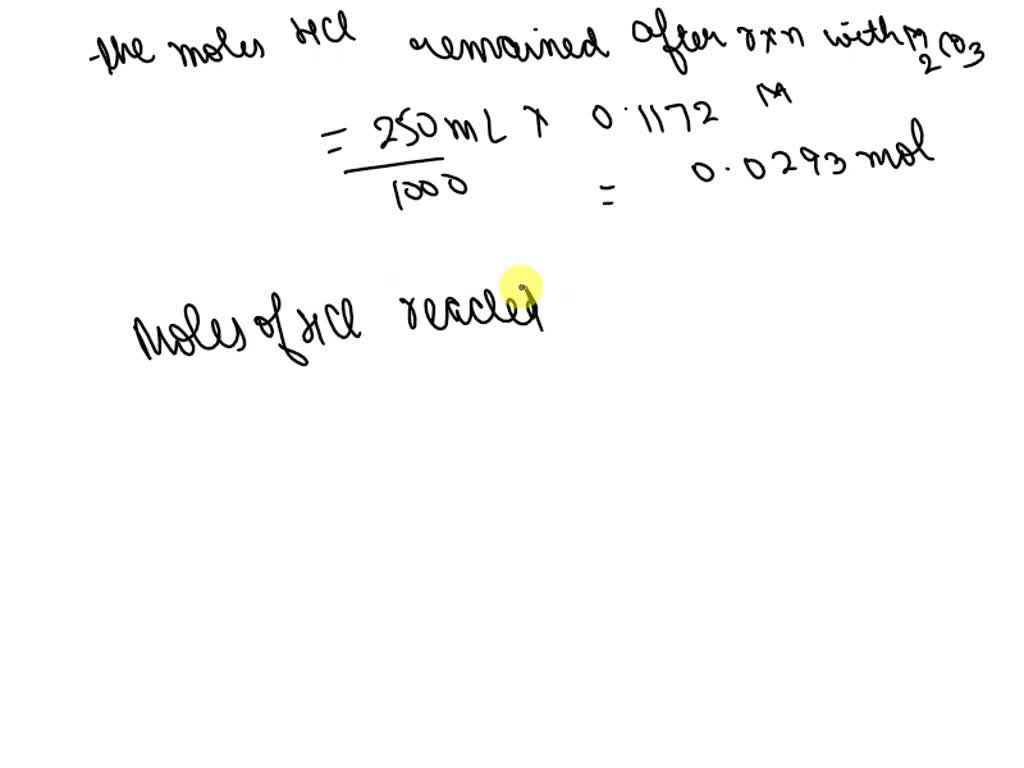 SOLVED: A 0.06181 g sample of M2CO3 was taken and dissolved in enough ...