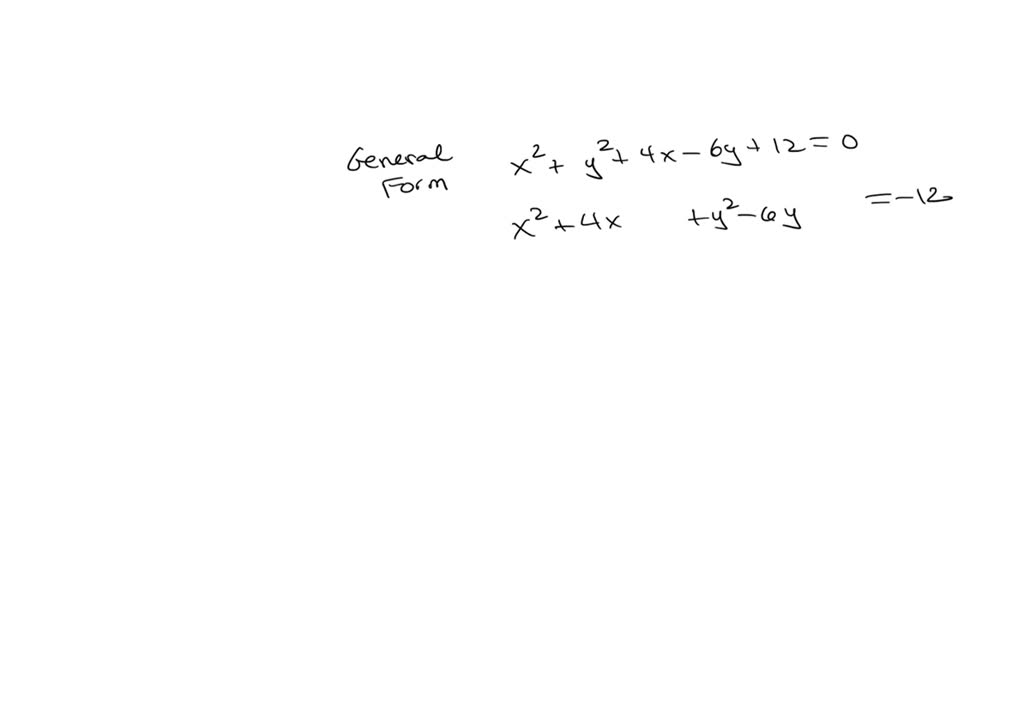 SOLVED How is the standard form of a circle's equation obtained from