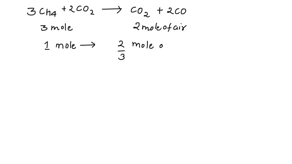 SOLVED: A combustion chamber in which methane (CH4) is burned with dry ...