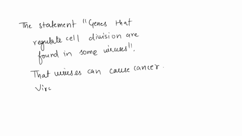 which-of-the-following-statements-best-supports-the-hypothesis-that-viruses-can-cause-car-viruses-and-cancer-cells-both-replicate-rapidly-genes-that-regulate-cell-division-are-found-in-some-31116