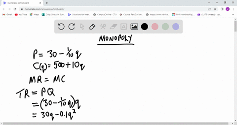 you-are-the-manager-of-a-business-in-a-monopoly-market-with-the-following-inverse-demand-function-p-30-110p-in-addition-assume-your-production-technology-is-described-by-the-total-cost-funct-06122