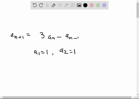 consider-the-recurrence-an1-3an-an1-with-a1-1-a2-1-calculate-a0-a3-a4-43104