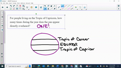 for-people-living-on-the-tropic-of-capricorn-how-many-times-during-the-year-does-the-sun-appear-directly-overheard