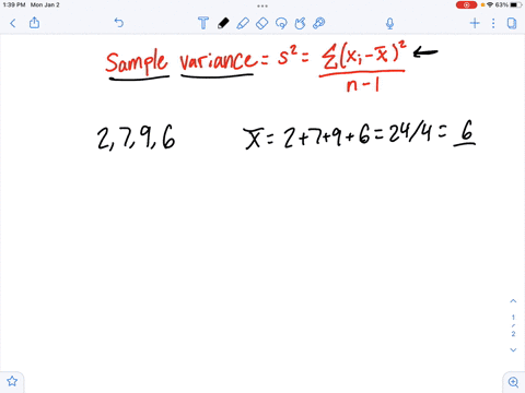 find-the-variance-for-the-given-sample-data-round-your-answer-to-one-more-decimal-place-than-the-original-data-2-7-9-6