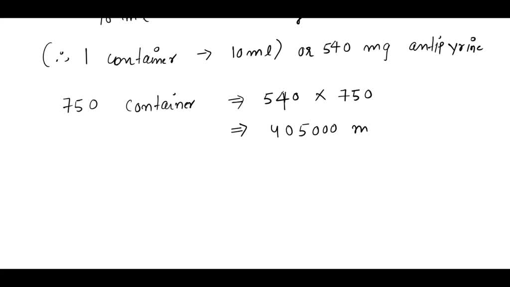 SOLVED Each milliliter of an otic solution contains the following