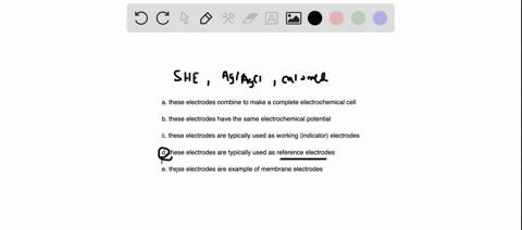 which-of-the-following-statement-about-the-standard-hydrogen-electrode-the-calomel-electrode-and-the-silversilver-chloride-electrode-is-true-a-this-electrode-combine-to-make-a-complete-elect-99808