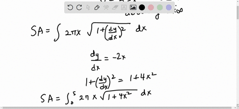 the-given-curve-is-rotated-about-the-y-axis-find-the-area-of-the-resulting-surfacey-3-x2-0-x-5-19086