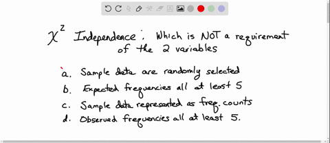 which-of-the-following-is-not-a-requirement-of-conducting-a-hypothesis-test-for-independence-between-the-row-variable-and-column-variable-in-a-contingency-table-choose-the-correct-answer-bel-39743