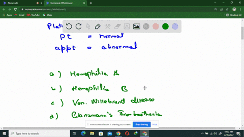 the-following-results-were-obtained-on-a-patient-abnormal-platelet-function-test-normal-platelet-count-normal-pt-and-abnormal-appt-whoich-of-the-following-disorders-is-conssitent-with-these-23815