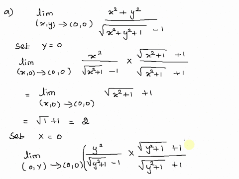 find-the-limit-if-it-exists-or-show-why-it-does-not-exist-x2-y2-a-lim-xy-00-vxzty21-1-sin-x2-y2-b-lim-xy-00-x2-y2-lim-xy-c-xy-00-ixyl-22204