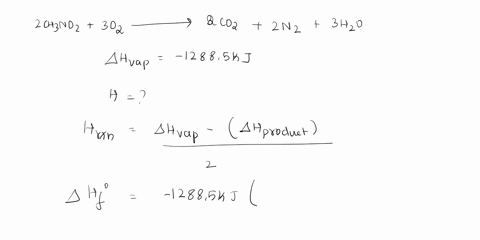nitromethane-ch3no2-can-be-used-as-a-fuel-when-the-liquid-is-burned-the-unbalanced-reaction-is-mainlych3no2l-o2g-co2g-n2g-h2oga-the-standard-enthalpy-change-of-reaction-hvan-for-the-balanced-86443