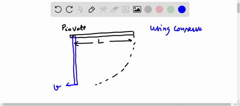 a-rigid-rod-of-mass-m-and-length-l-is-pivoted-around-point-p-at-one-of-its-ends-see-figure-below-find-the-speed-of-the-center-of-mass-of-the-rod-when-it-is-vertical-if-it-is-released-from-it-02724