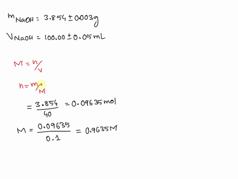 to-prepare-solution-of-naoh-you-weigh-out-3854-0003-g-and-dissolve-it-in-a-volumetric-flask-whose-volume-is-10000-005-ml_-express-the-molarity-of-the-solution-along-with-its-uncertainty-wlth-15053