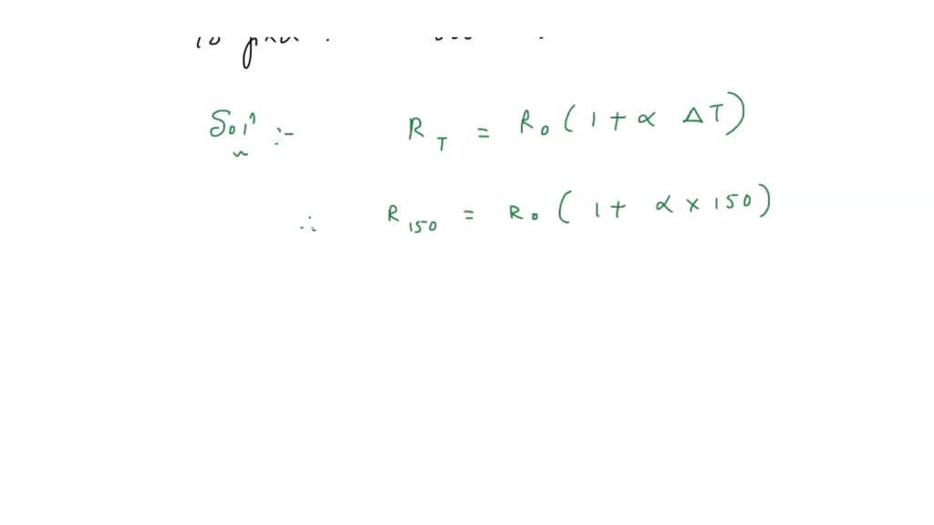 SOLVED Resistance of tungsten wire at 150?C is 133?. Its resistance