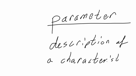 2-1-point-what-is-a-parameter-a-set-of-measurements-or-counts-either-existing-or-conceptual-a-probability-distribution-for-a-sample-statistic-a-numerical-descriptive-measure-of-a-population-a-conclusi