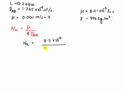 a-large-volume-of-pure-water-at-261c-is-flowing-parallel-to-a-flat-plate-of-solid-benzoic-acidwhere-l0244-m-in-the-direction-of-flowthe-water-velocity-is-0061-msthe-solubility-of-benzoic-aci-23215