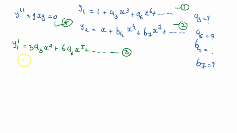 find-two-linearly-independent-solutions-ofy-9xy-0-ofthe-form-y1-1-a323-1-a6x-y2-b424-b72-enter-the-first-few-coefficients-help-numbers-help-numbers-help-numbers-help-numbers-63315