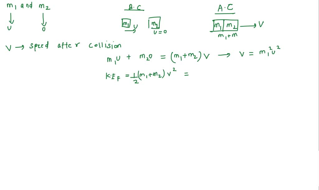 SOLVED Lab 7 Conservation of Momentum Conceptual (4) Q1. (2) Using