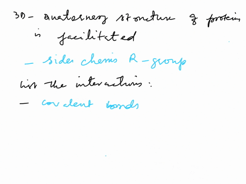 quaternary-structure-quaternary-structure-represents-the-three-dimensional-3d-structure-of-one-functional-protein-25-the-3d-quaternary-structure-is-facilitated-by-interactions-between-which-31481