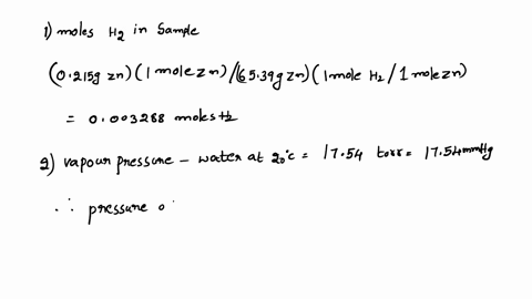 a-0215-g-sample-of-zinc-metal-reacted-with-excess-hydrochloric-acid-according-to-the-following-balanced-chemical-reaction-zns-2-hclaq-zncl2aq-h2g-the-volume-of-hydrogen-gas-collected-over-wa-95543