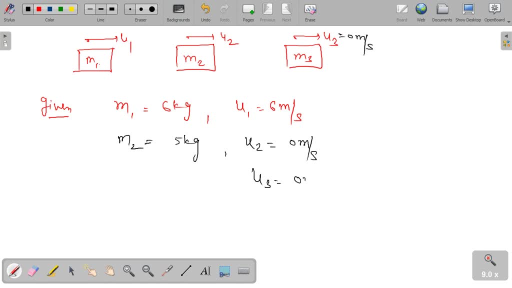 solved-texts-a-1-kg-block-sliding-horizontally-at-50-cm-s-collides