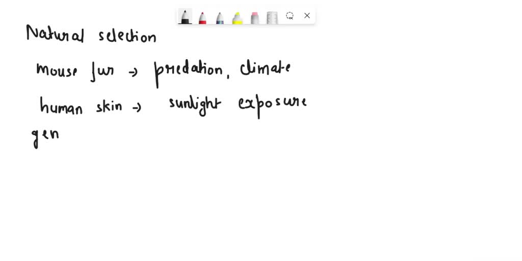 SOLVED compare contrast thr agents of natural selection and the
