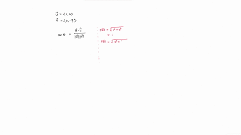 find-the-angle-in-radians-between-the-vectors-round-your-answer-to-two-decimal-places-u-1-0-v-0-9