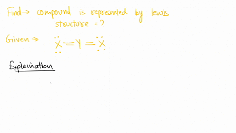 Generic lewis structure is given where y represents the...