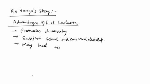 full-inclusion-is-an-important-topic-in-the-field-of-exceptionality-read-the-story-of-ro-vargo-and-share-your-thoughts-regarding-full-inclusion-then-summarize-research-on-the-advantages-and-challenges