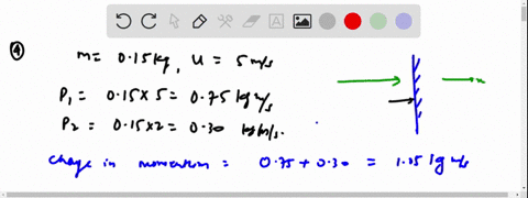 a-ball-with-a-mass-of-015-kg-has-velocity-of-5-ms-it-strikes-wall-perpendicularly-bounces-off-straight-back-with-velocity-of-2-ms-the-ball-underwent-change-in-and-momentum-equal-to-there-is-18153