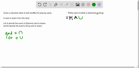 a-card-is-drawn-from-a-well-shuffled-pack-of-playing-card-find-the-probability-that-it-is-either-a-diamond-or-king-43205