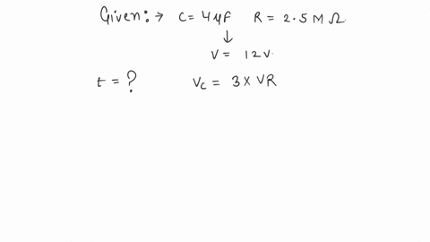 a-capacitor-c40uf-is-connected-through-a-resistor-r25mohm-across-a-battery-of-negligible-internal-resistance-of-voltage-12-volts-the-time-after-which-the-potential-difference-across-the-capacitor-beco