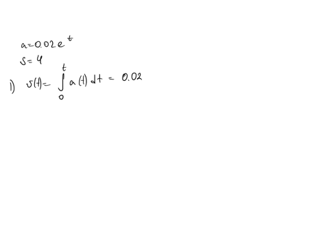 the-acceleration-of-a-particle-traveling-along-a-straight-line-is-a02et-ms2-where-t-is-in-seconds-if-v0-s0-when-t0-determine-the-velocity-and-acceleration-of-the-particle-at-s4-32935