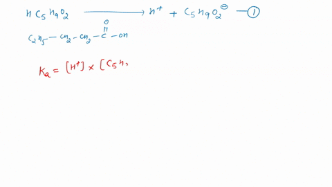 the-ph-of-a-12m-solution-of-pentanoic-acid-hc5h9o2-is-measured-to-be-238-calculate-the-acid-dissociation-constant-ka-of-pentanoic-acid-round-your-answer-to-2-significant-digits-99595