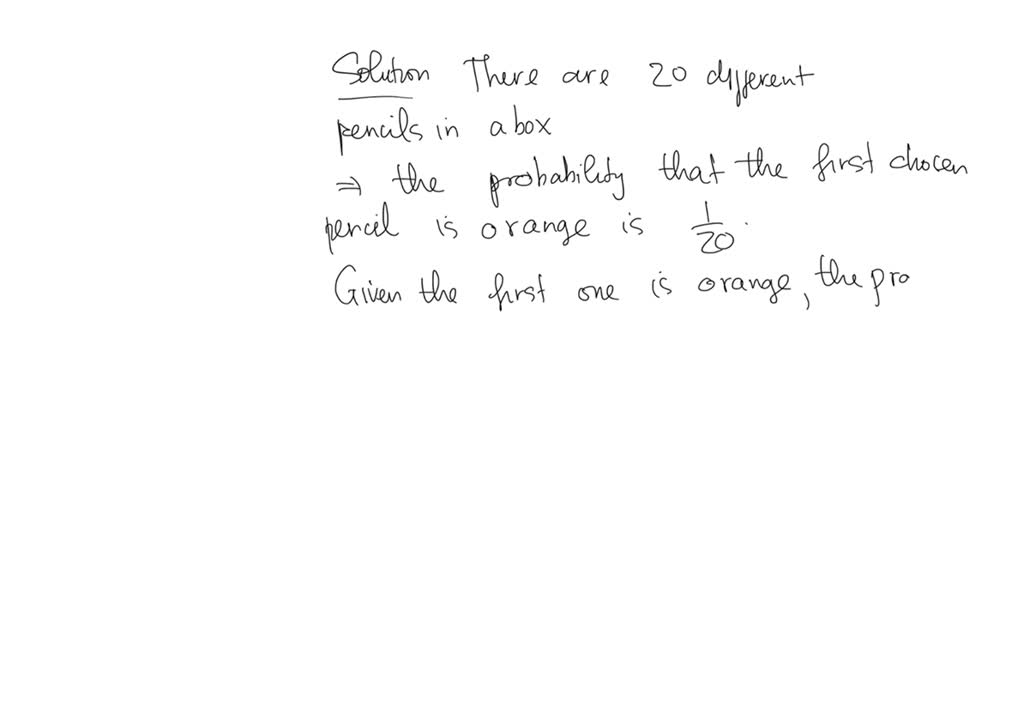SOLVED a box contains 24 pencils. some of these pencils are green and