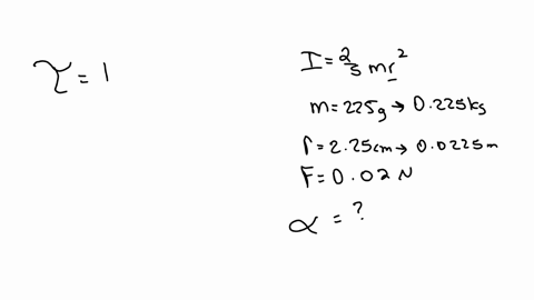 a-machine-part-has-the-shape-of-a-solid-uniform-sphere-of-mass-225-g-and-diameter-450-cm-it-is-spinning-about-a-frictionless-axle-through-its-center-but-at-one-point-on-its-equator-it-is-scr-80906