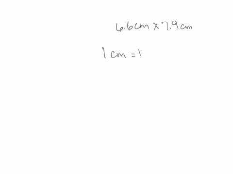 SOLUTION On a map, each centimeter represents 50 m. a. The...