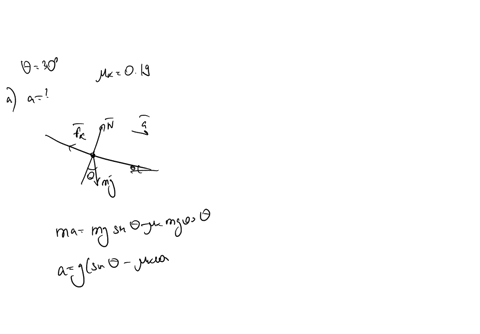 the-crate-shown-in-the-figure-figure-1-lies-on-a-plane-tilted-at-an-angle-30-to-the-horizontal-with-k-019-1-determine-the-acceleration-of-the-crate-as-it-slides-down-the-plane-2-if-the-crate-starts-fr